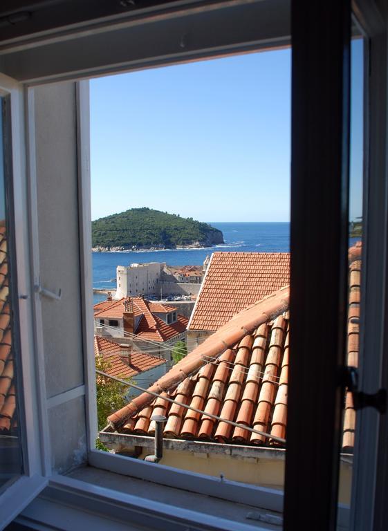 View of Lokrum Island and Old Town from villa window